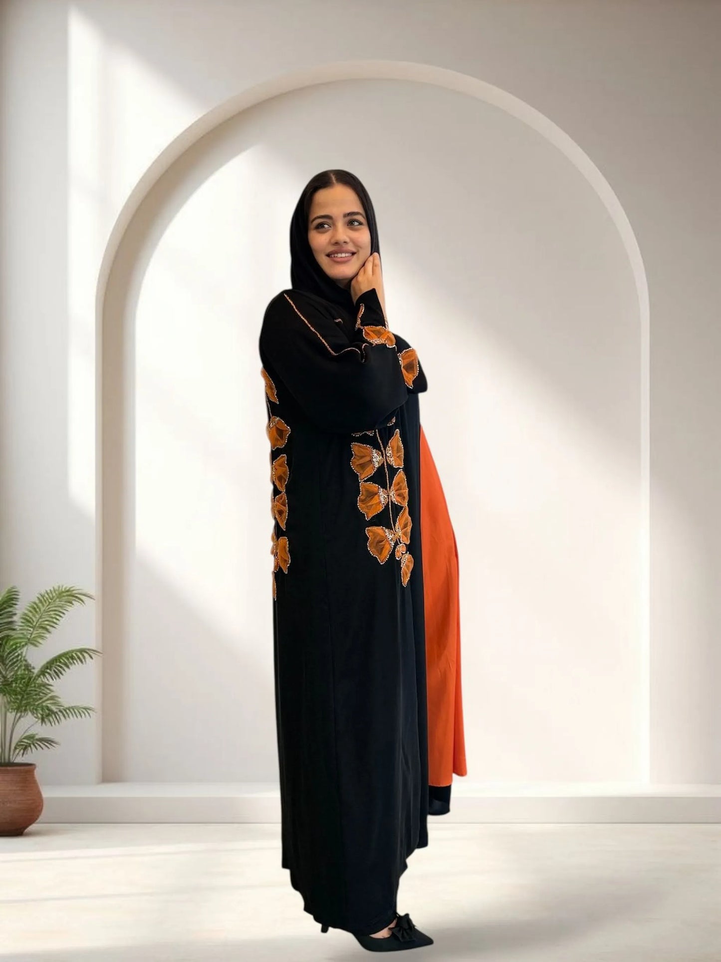 تصميم ناعم من قماش ندي مع لمسة فنية | Soft Nadi fabric with artistic accents
